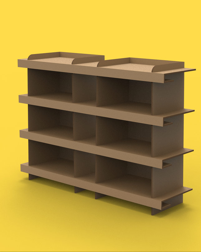 Office Display Shelf (double)